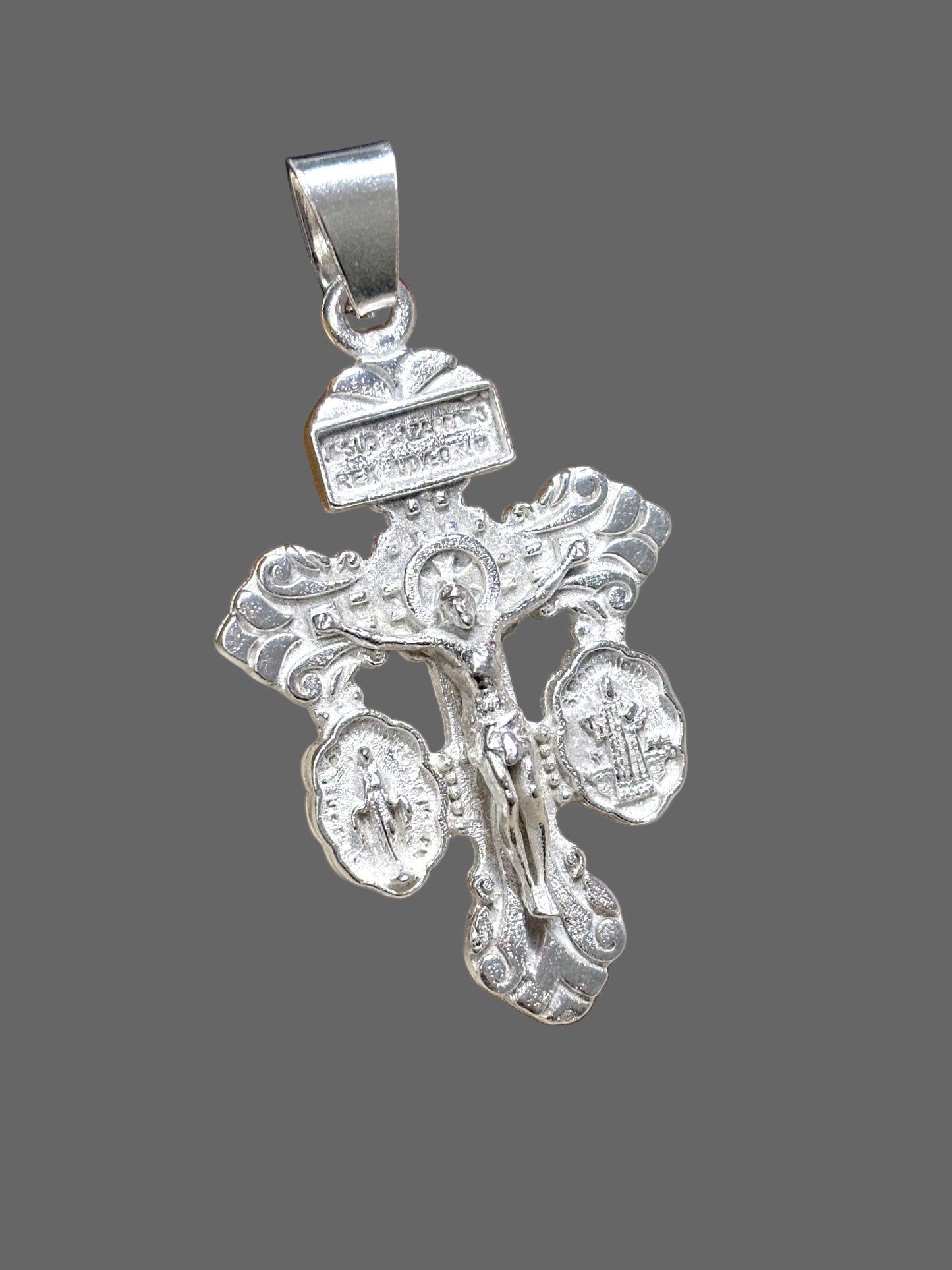 Sterling Silver Pardon Cross Pendant | Powerful Catholic Protection | Cruz Del perdón plata 925