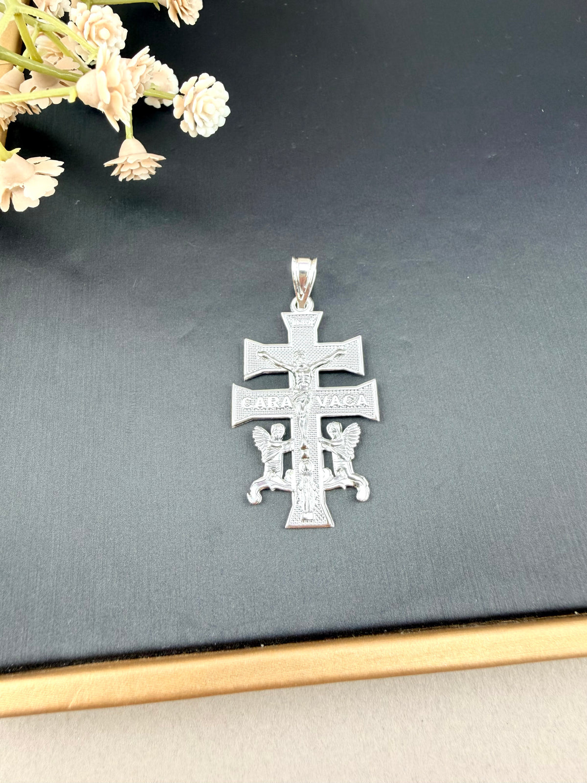 Caravaca Cross Pendant Sterling Silver 925 –faith pendants - cross necklace