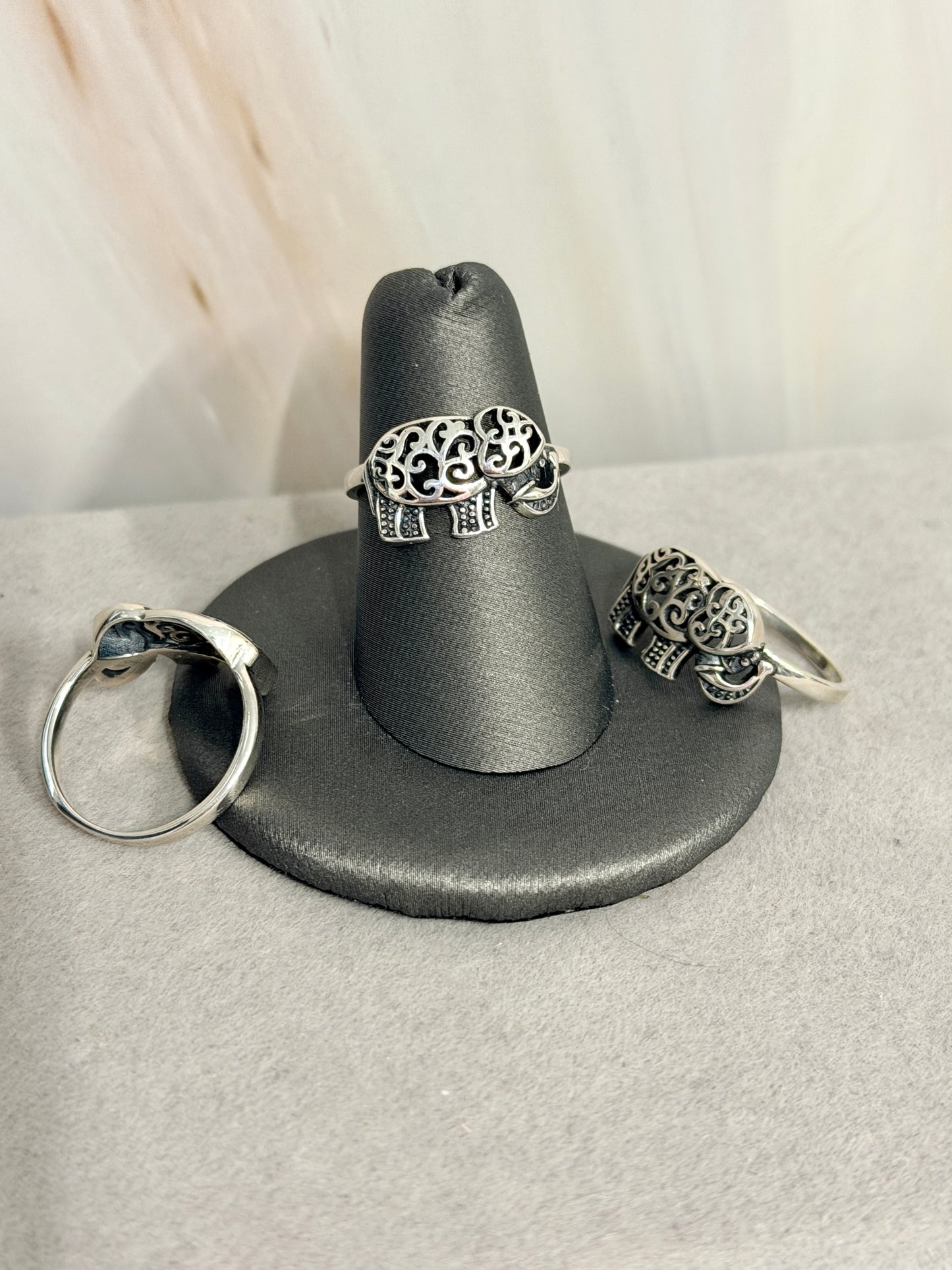 Silver 925 Elephant ring | Luchy charm silver ring | Anillo de plata 925 Elefante