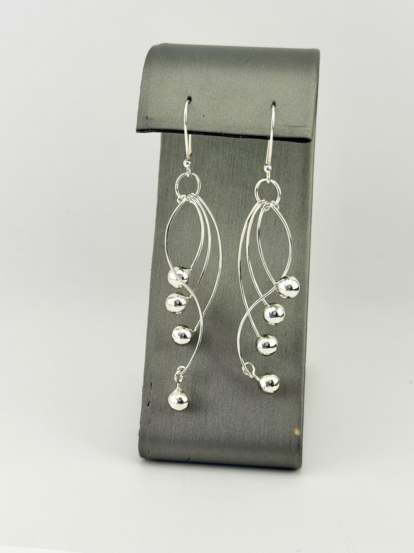 Silver 925 dangle earrings | Aretes de plata 925 colgantes