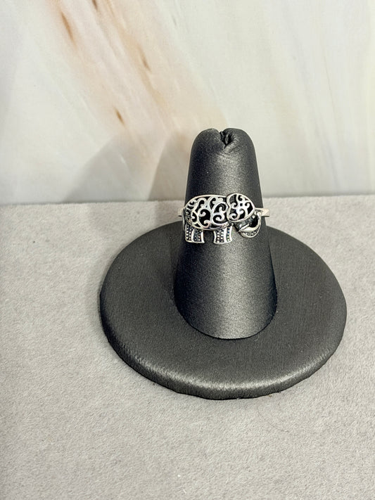 Silver 925 Elephant ring | Luchy charm silver ring | Anillo de plata 925 Elefante