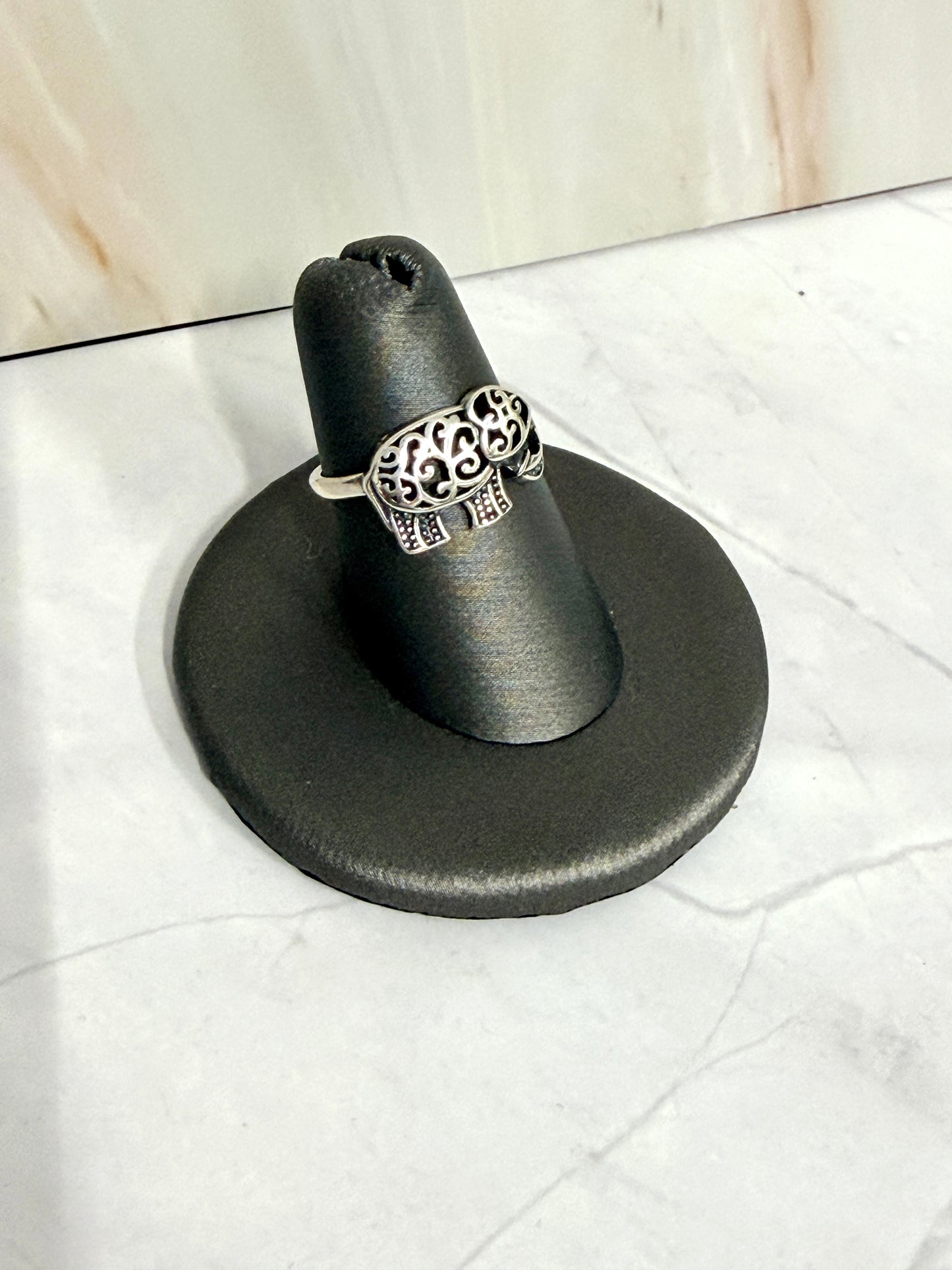 Silver 925 Elephant ring | Luchy charm silver ring | Anillo de plata 925 Elefante