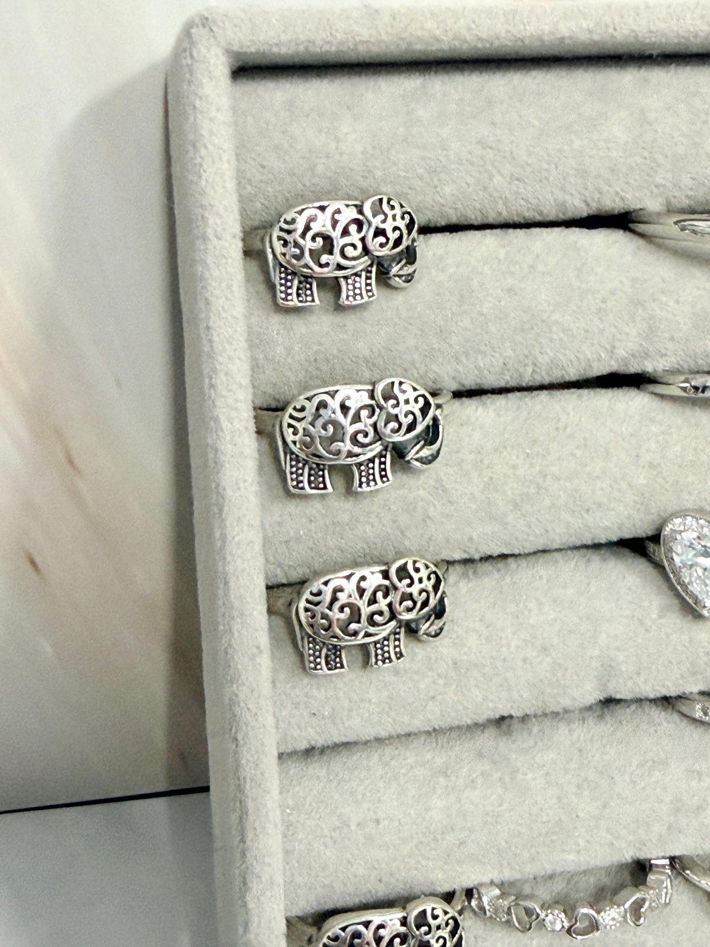 Silver 925 Elephant ring | Luchy charm silver ring | Anillo de plata 925 Elefante
