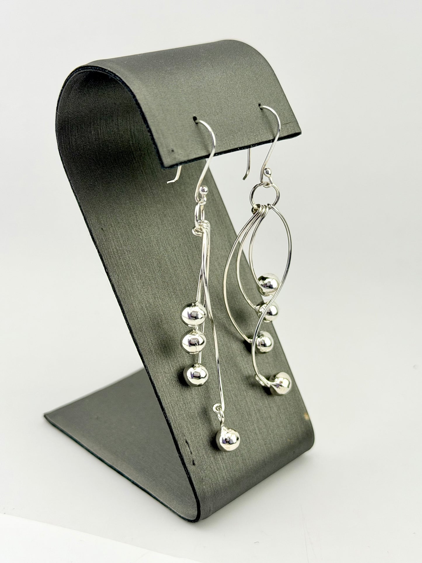 Silver 925 dangle earrings | Aretes de plata 925 colgantes