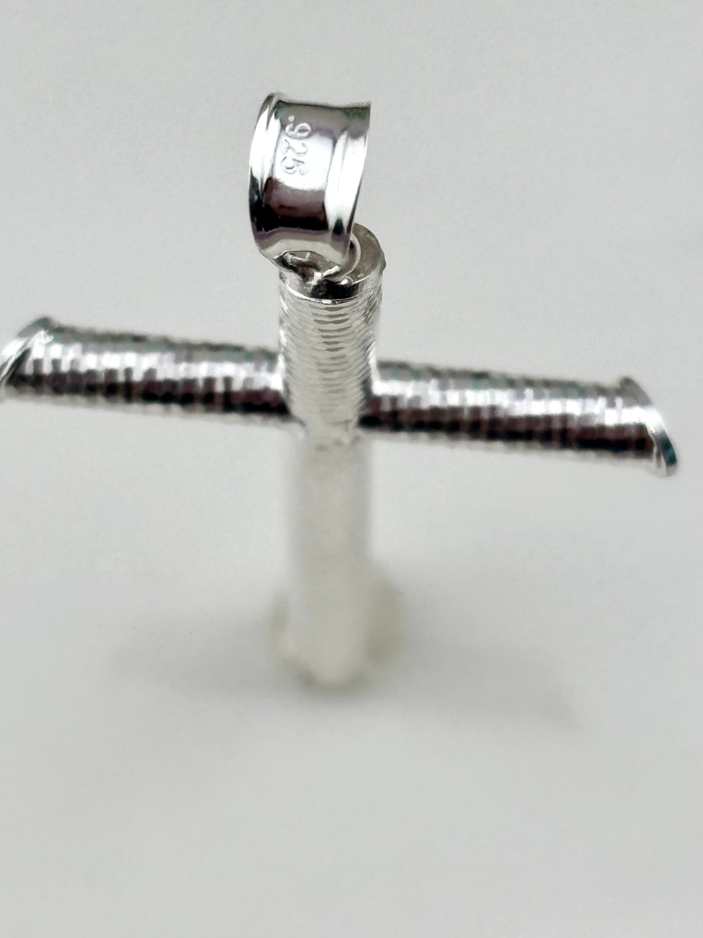 Sterling Silver 925 Cross Pendant | Christian Faith Necklace Charm