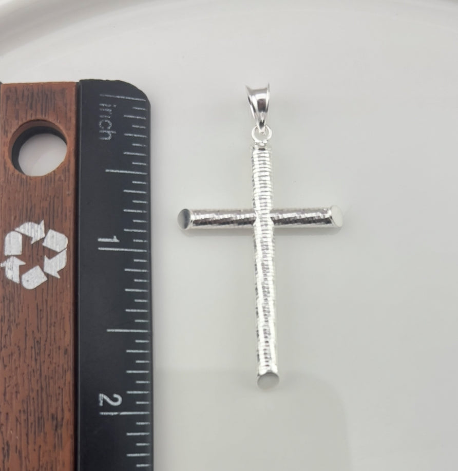 Sterling Silver 925 Cross Pendant | Christian Faith Necklace Charm