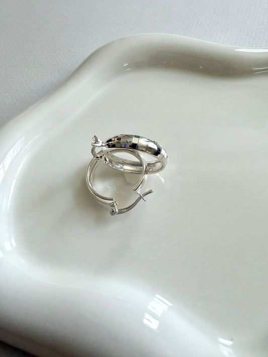 Silver 925 hoop earrings 17MM |