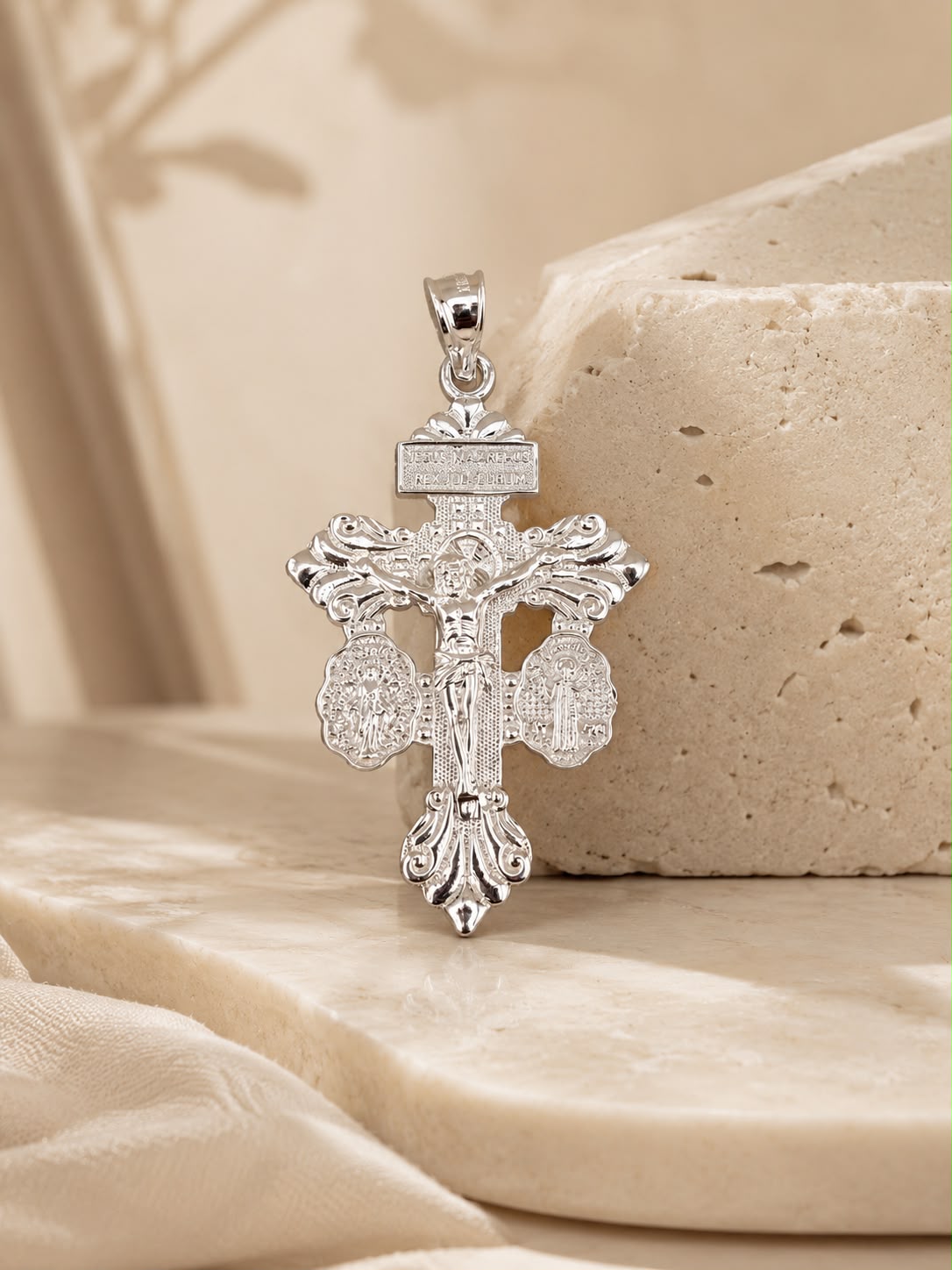 Sterling Silver Pardon Cross Pendant | Powerful Protection charm | Cruz Del perdón plata 925
