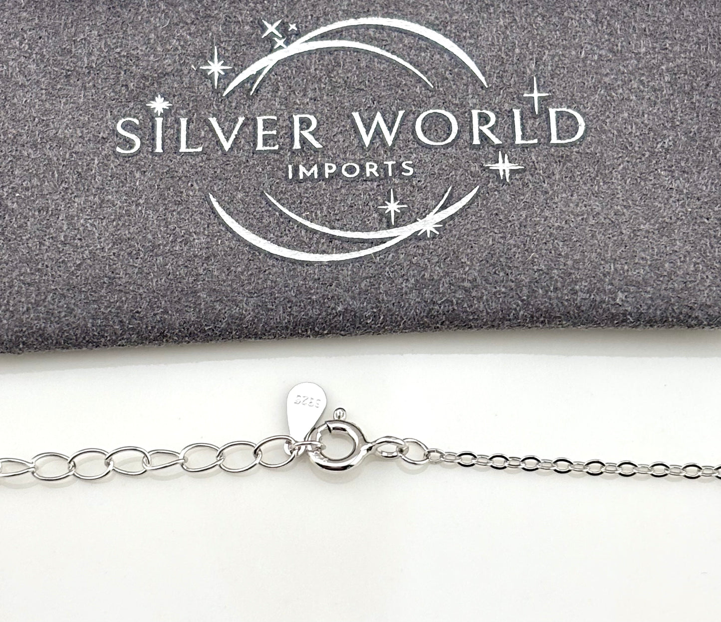 Sterling Silver 925 Mexico Pendant Necklace | Adjustable 18–20 Inch Cable Chain
